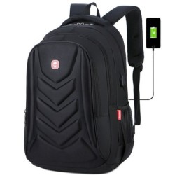 Modny plecak - torba na laptopa 15,6 cala - port ładowania USB