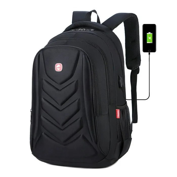 Fashionable backpack - 15.6 inch laptop bag - USB charging portBackpacks