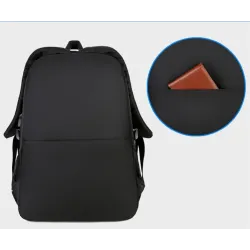 Mochila elegante - bolsa para laptop de 15,6 polegadas - porta de carregamento USB