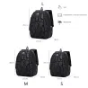Fasjonabel ryggsekk - bærbar bag - vanntett - USB-ladeport - utskjæringsdesign