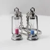 Metal lamp - hourglass - keychainKeyrings