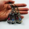 Metalllampe - timeglass - nøkkelring