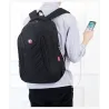 Mochila elegante - bolsa para laptop de 15,6 polegadas - porta de carregamento USB