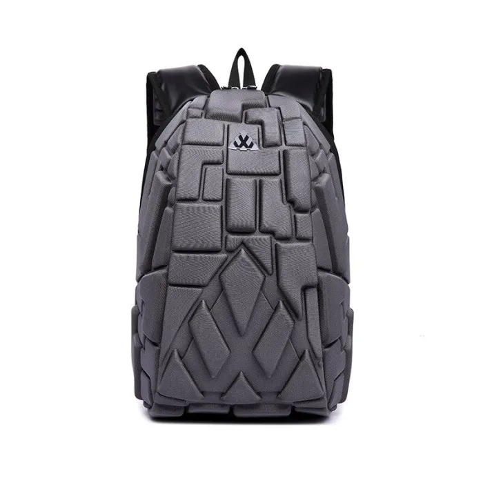 Fasjonabel ryggsekk - bærbar bag - vanntett - USB-ladeport - utskjæringsdesign
