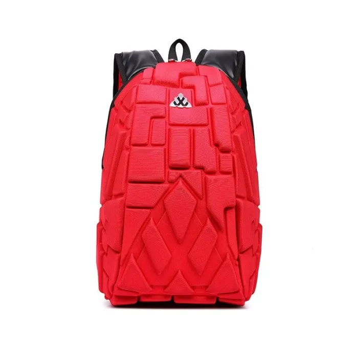 MochilasMochila de moda - bolsa para computadora portátil - resistente al agua - puerto de carga USB - diseño tallado