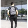 Fashionable backpack - laptop bag - waterproof - USB charging port - carving designBackpacks