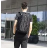 Fashionable backpack - laptop bag - waterproof - USB charging port - carving designBackpacks