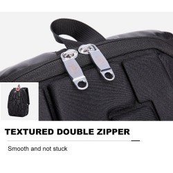 Modny plecak - torba na laptopa - wodoodporny - port ładowania USB - rzeźbiony designPlecaki