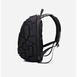 Fashionable backpack - laptop bag - waterproof - USB charging port - carving designBackpacks
