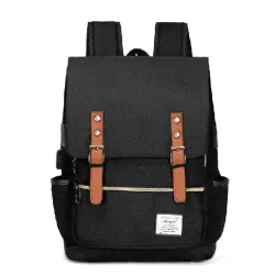 Vintage backpack - 15.6" laptop bag - USB charging portBackpacks