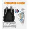 MochilasMochila vintage - Maletín para portátil de 15,6" - Puerto de carga USB