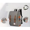 Vintage ryggsekk - 15,6" laptopveske - USB-ladeport
