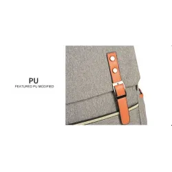 Plecak vintage - torba na laptopa 15,6" - port ładowania USBPlecaki