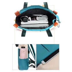 Mochila multifuncional elegante - bolsa para laptop - à prova d'água