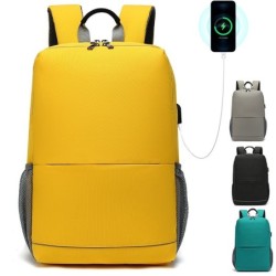 Multifunktionell ryggsäck - 15,6-tums laptopväska - stöldskydd - USB-laddningsport - vattentät