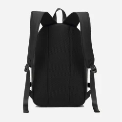 Sac à dos en cuir à la mode - sac pour ordinateur portable 15,6 pouces - trou pour écouteurs - étanche