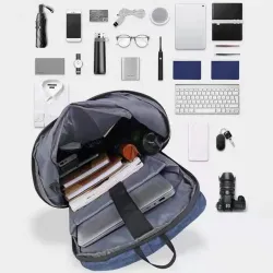Modny plecak - torba na laptopa 15,6 cala - port USB do ładowania - wodoodpornyPlecaki