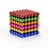 Billes magnétiques en néodyme - couleurs mélangées - 5mm - 216 pièces