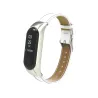 Pulseira de couro - para relógio Xiaomi Mi Band - 3-4-5-6