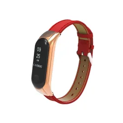 Cinturino da polso in pelle - per orologio Xiaomi Mi Band - 3-4-5-6