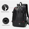 Moderigtig læderrygsæk - 15,6 tommer laptoptaske - hul til øretelefoner - vandtæt