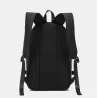 MochilasMochila de cuero de moda - bolsa para computadora portátil de 15,6 pulgadas - orificio para auriculares - resistente ...