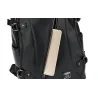 MochilasMochila de cuero de moda - bolsa para computadora portátil de 15,6 pulgadas - orificio para auriculares - resistente ...