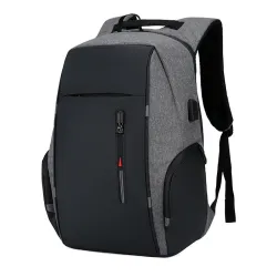 Mochila elegante - bolsa para laptop de 15,6 polegadas - porta de carregamento USB - à prova d'água