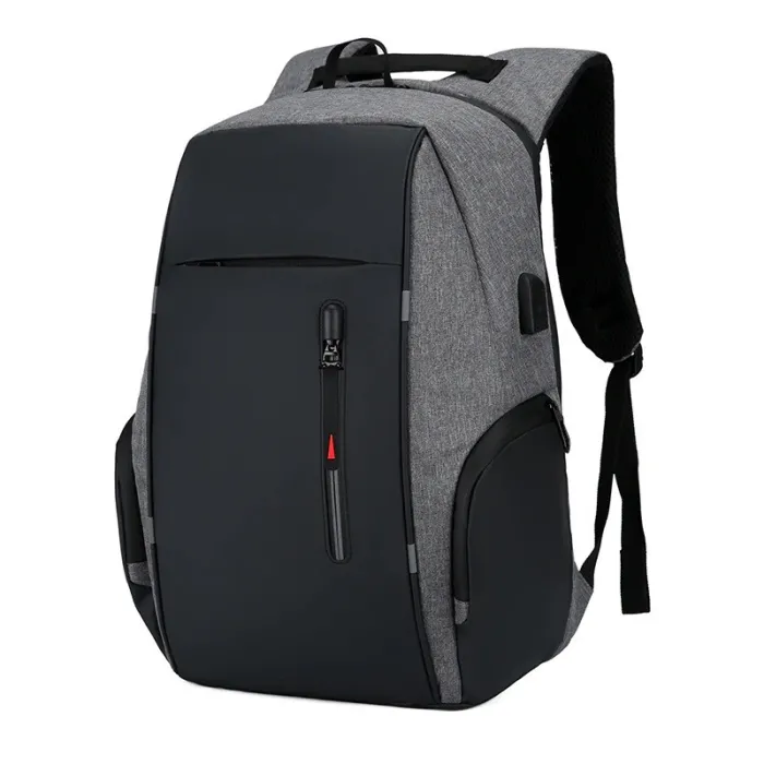 Mochila elegante - bolsa para laptop de 15,6 polegadas - porta de carregamento USB - à prova d'água