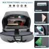 Fasjonabel ryggsekk - 15,6 tommers laptopveske - USB-ladeport - vanntett
