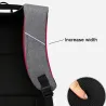 Fasjonabel ryggsekk - 15,6 tommers laptopveske - USB-ladeport - vanntett