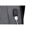 Fasjonabel ryggsekk - 15,6 tommers laptopveske - USB-ladeport - vanntett