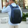 Mochila elegante - bolsa para laptop de 15,6 polegadas - porta de carregamento USB - à prova d'água