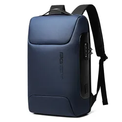 Multifunktionell elegant ryggsäck - 15,6 tums laptopväska - stöldskydd - USB-laddningsport - vattentät