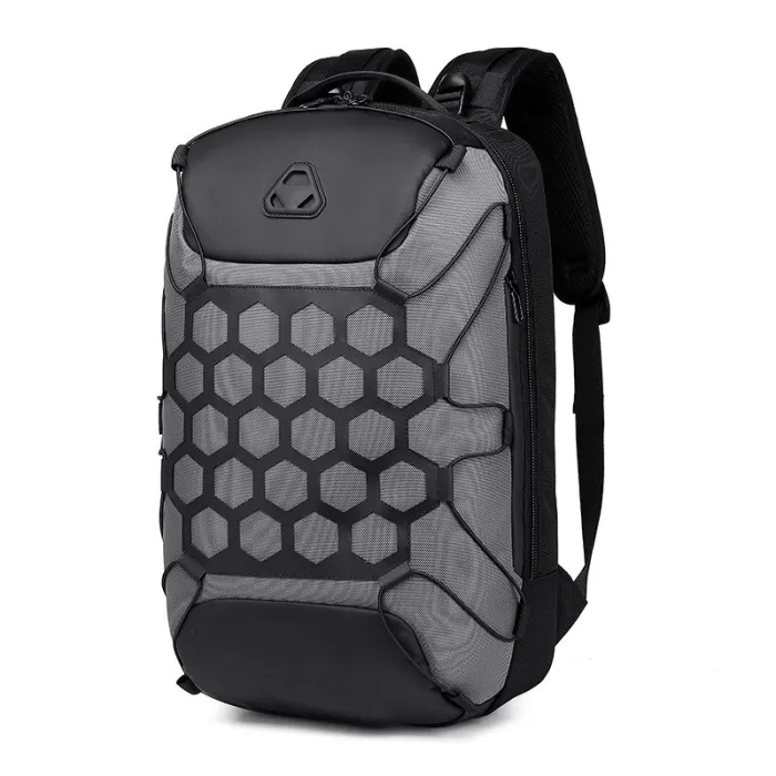 MochilasMochila de moda - Maletín para portátil de 15,6 pulgadas - Cierre antirrobo - Puerto de carga USB - Resistente al agua