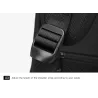 Fasjonabel ryggsekk - 15,6 tommers bærbar bag - tyverisikring - USB-ladeport - vanntett