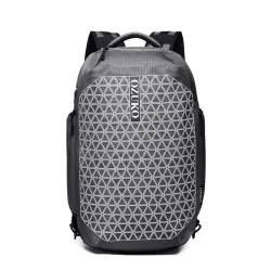 OZUKO - mochila elegante - bolsa para laptop de 15,6 polegadas - antifurto - com armazenamento de sapatos - porta de carregament