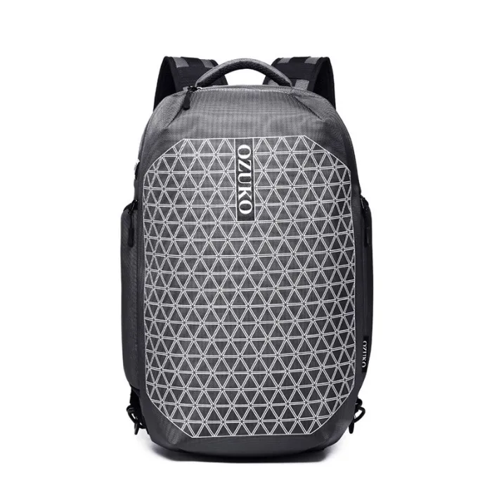 OZUKO - mochila elegante - bolsa para laptop de 15,6 polegadas - antifurto - com armazenamento de sapatos - porta de carregament