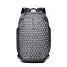 OZUKO - mochila elegante - bolsa para laptop de 15,6 polegadas - antifurto - com armazenamento de sapatos - porta de carregament