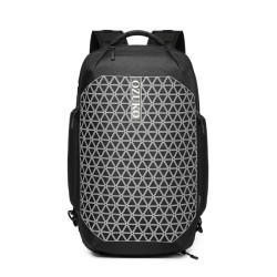 OZUKO - modny plecak - torba na laptopa 15,6 cala - antykradzieżowa - z miejscem na buty - port ładowania USB - wodoodpornyPl...