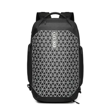 OZUKO - sac à dos à la mode - sac pour ordinateur portable 15,6 pouces - antivol - avec rangement pour chaussures - port de char