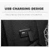 OZUKO - modny plecak - torba na laptopa 15,6 cala - antykradzieżowa - z miejscem na buty - port ładowania USB - wodoodpornyPl...
