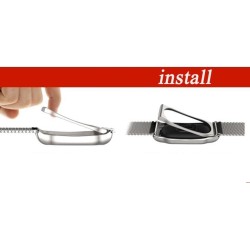 Cinturino in rete metallica - bracciale - per Xiaomi Mi Band 2/3/4/5-6