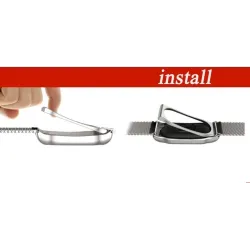 Metalowy pasek z siatki - bransoletka - do Xiaomi Mi Band 2/3/4/5-6Inteligentne zużycie