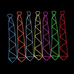 Kreativt LED-slips - fleksibel opplyst ledning - fest - Halloween