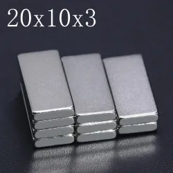 N35 - magnete al neodimio - blocco forte - 20mm * 10mm * 3mm - 5 - 100 pezzi