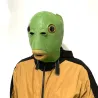 Masque intégral drôle - tête de poisson vert - Halloween - festivals