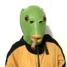 Masque intégral drôle - tête de poisson vert - Halloween - festivals