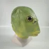Masque intégral drôle - tête de poisson vert - Halloween - festivals