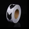 Bande réfléchissante - autocollant de sécurité / avertissement - pour voiture / moto / vélo - flèche - 5cm * 45m